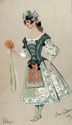 Costume Design for Barbarina, from 